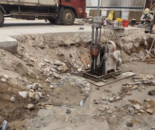 华宁公路下沉压浆